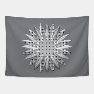 Flower power (silver) Tapestry