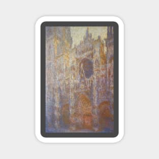 Rouen Cathedral by Claude Monet Magnet