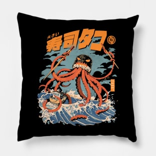 Black The Tako Sushi Pillow