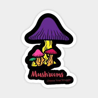 Mushrooms (No Background) Magnet