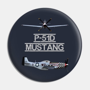 P51D Mustang Pin