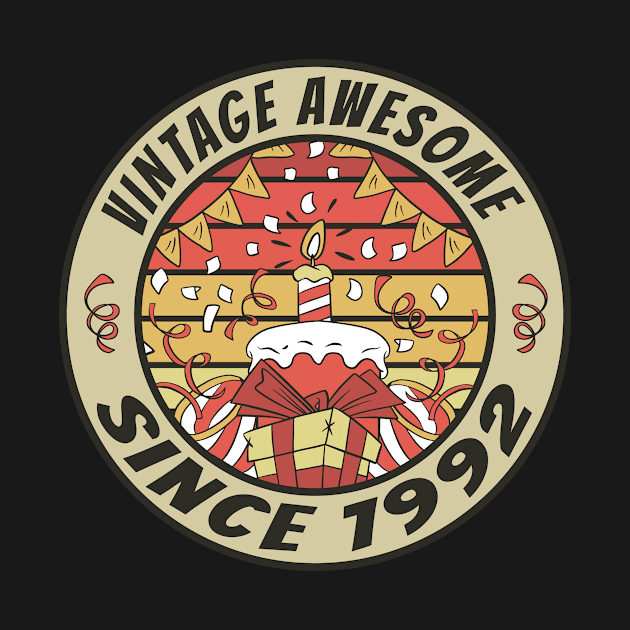 Vintage Awesome Since 1992 by The Urban Attire Co.