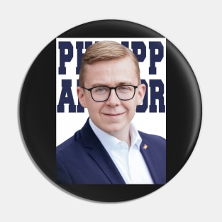 Philipp Amthor Portrait Pin