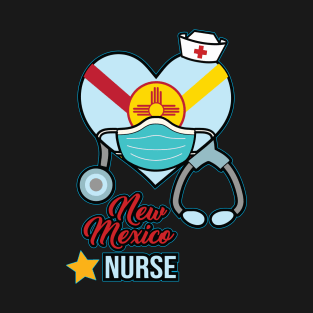 New Mexico Nurse - Love RN LPN CNA State Nursing Gift T-Shirt