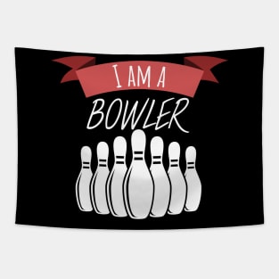 Bowling i am a bowler Tapestry