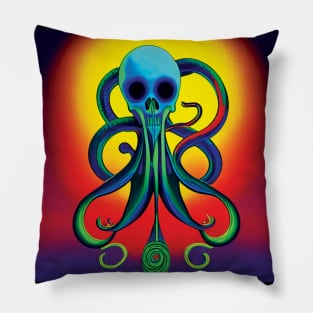 Skull and Tentacles Pillow