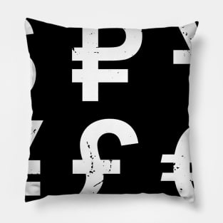 money symbol Pillow