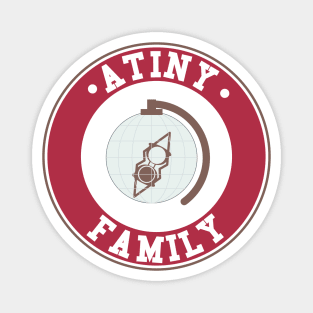 ATEEZ ATINY lightiny family logo emblem Magnet