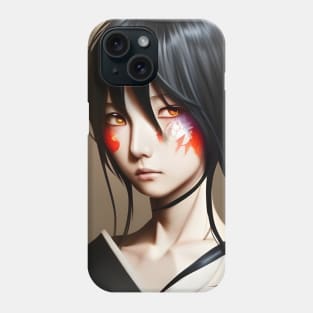 Anime Art Japanese Girl Illustration Design Phone Case