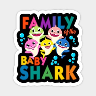 Family of the baby shark Magnet