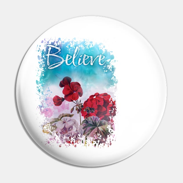 believe in yourself - floral display Pin by Cimbart