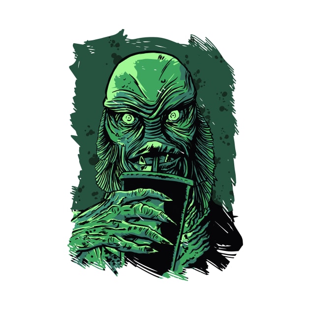 The Creature Of The Lagoon by UNDERGROUNDROOTS