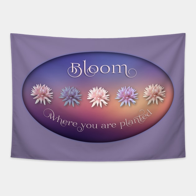 Bloom Where You Are Planted - Rhododendron Tapestry by MaryLinH