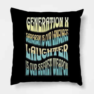 Generation X Pillow