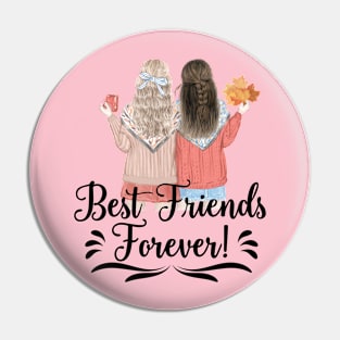 Best Friends Forever Pin