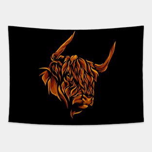 Bison head Tapestry