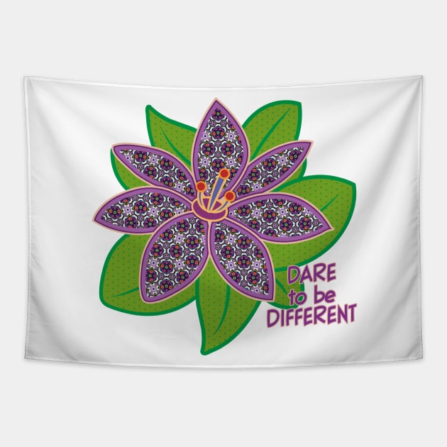 Dare to be Different Tapestry by UltraQuirky