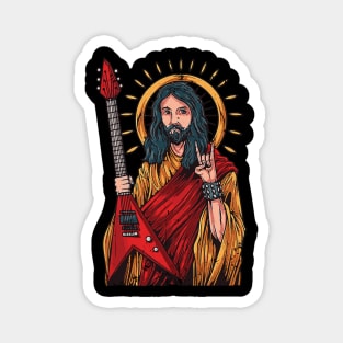 Jesus Rockstar Magnet