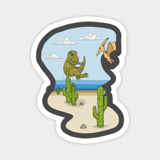 The Game Parkour Rex Magnet