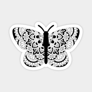 Mandala Butterfly Magnet