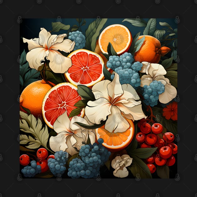 Tropical Orange Garden by VisionDesigner