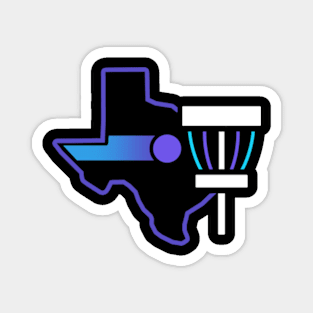 Texas Disc Golf - Teal Blend Magnet