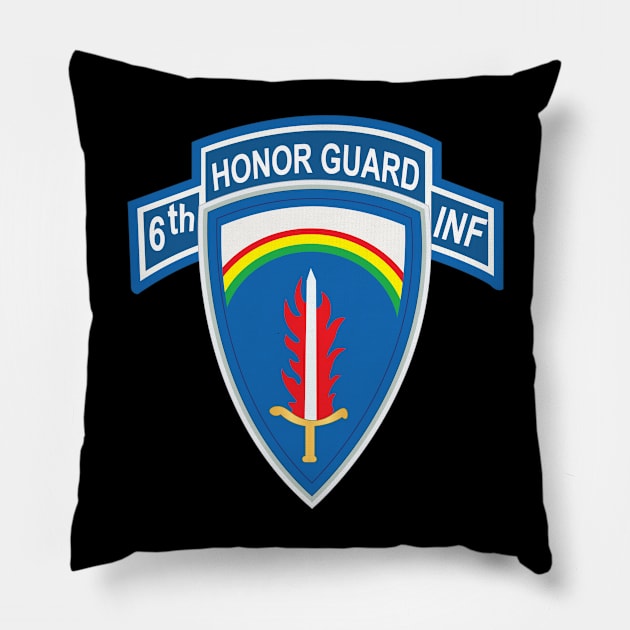 6th Inf Honor Guard - SSI X 300 Pillow by twix123844