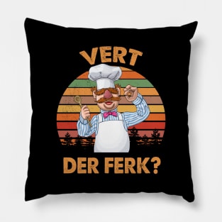 Vert Der Ferk The Swedish Chef Pillow