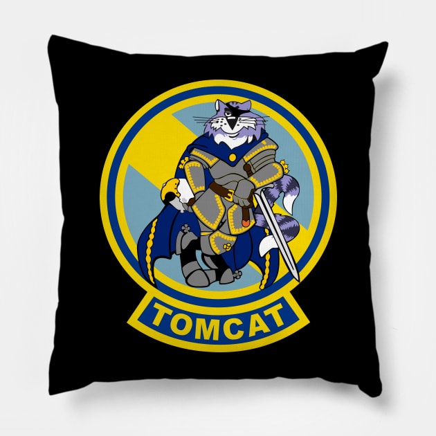 Grumman F-14 Tomcat - Swordsmen Tomcat Pillow by TomcatGypsy