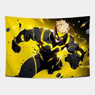 Thunder Volt Super Hero - Anime Wallpaper Tapestry