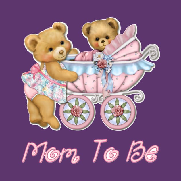 Teddy and Carriage - Mom To Be by SpiceTree