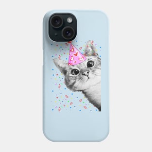 BIRTHDAY CAT PARTY Phone Case