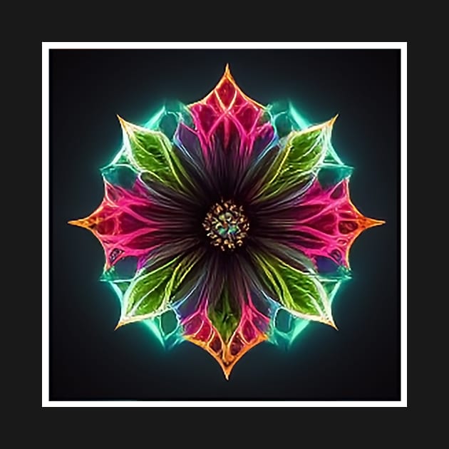 neon mandala by ElArrogante