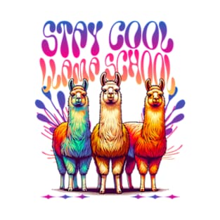 Stay Cool Llama School T-Shirt