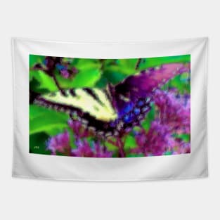 Gynandromorph Butterfly Tapestry