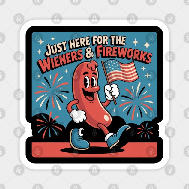 july-4th Magnet by Creatifly Graphic Tees
