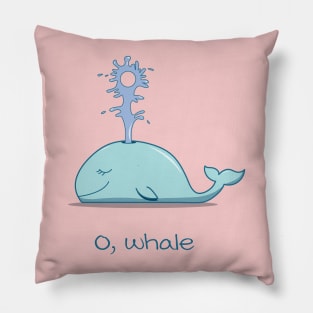 O, Whale Pillow