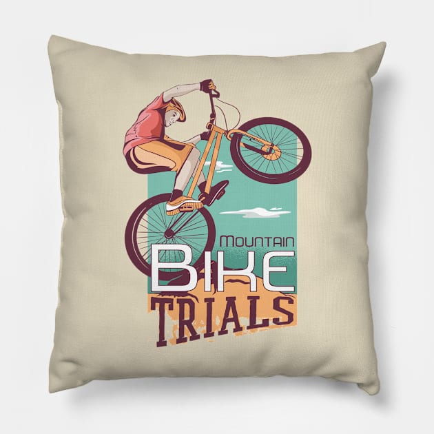 Mountain Bike Pillow by 2P-Design