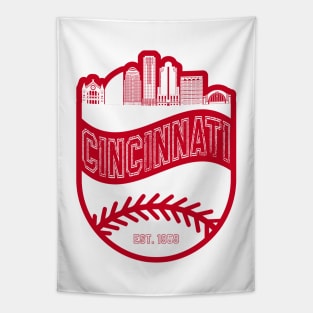 Cincinnati Baseball 02 Tapestry