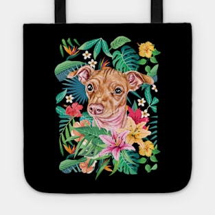 Tropical Chiweenie dachshund chihuahua mix Tote