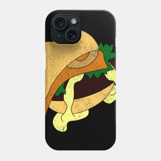 Cheeseburger Vector Drawing Phone Case