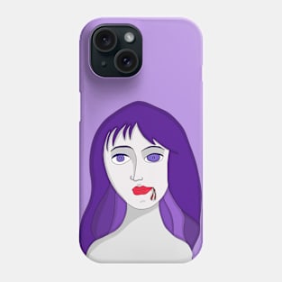 Zombie thirsty for blood Phone Case