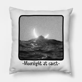 Moonlight at caost Pillow