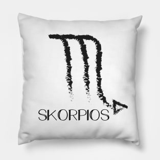 Scorpio zodiac sign Pillow