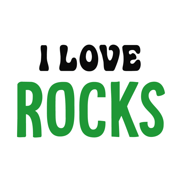 Love Rocks Geology Collector Funny Dirt by Mellowdellow