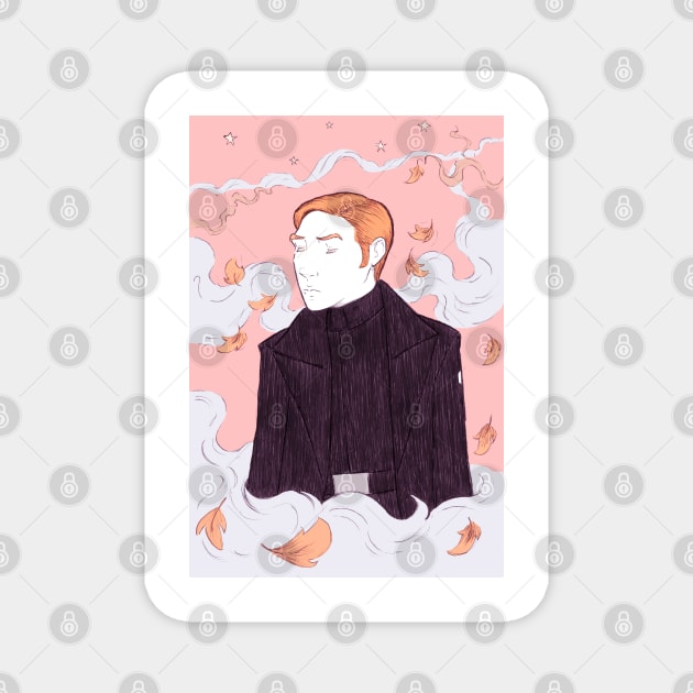 Hux with leaves Magnet by RekaFodor