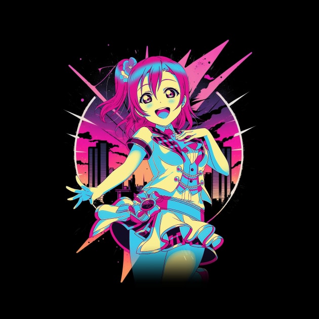 Love! School Idol Society Anime Tee by Tosik Art1