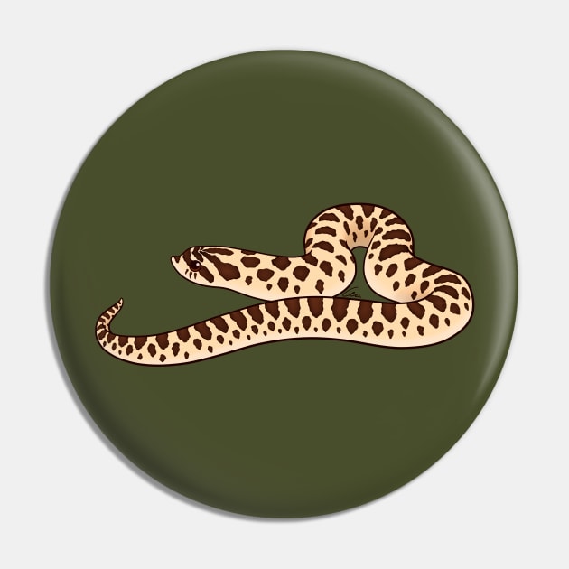 Normal / Wildtype Western Hognose Pin by anacecilia