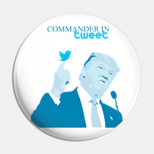 Commander in Tweet Pin