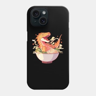 dinosaur in noodles Phone Case